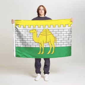 Флаг малый односторонний, Блэкаут Челябинск