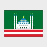 Флаг большой односторонний Грозный