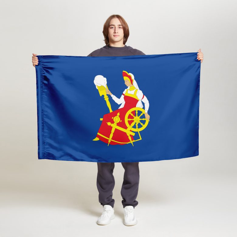 Флаг стандартный односторонний Иваново