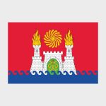 Флаг малый двусторонний Махачкала