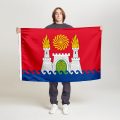 Флаг стандартный двусторонний с подкладкой Махачкала