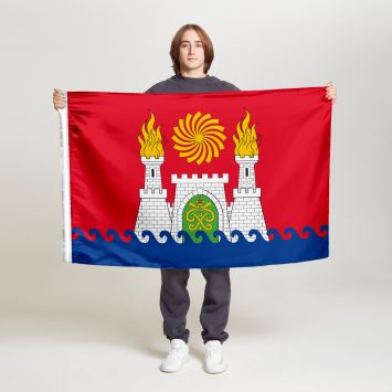 Флаг большой односторонний Махачкала