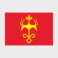 Флаг среднего размера односторонний, Блэкаут Майкоп