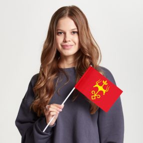 Флаг среднего размера односторонний, Блэкаут Майкоп