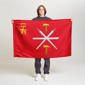 Флаг стандартный двусторонний с подкладкой Тула