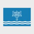 Флаг большой односторонний Южно-Сахалинск