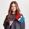 Флаг стандартный односторонний, Блэкаут Хабаровск