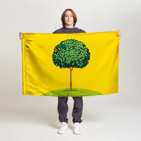 Флаг малый двусторонний Липецк