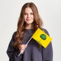 Флаг малый двусторонний Липецк