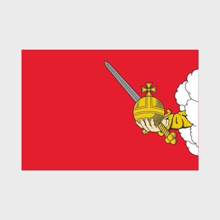 Флаг большой односторонний Вологда