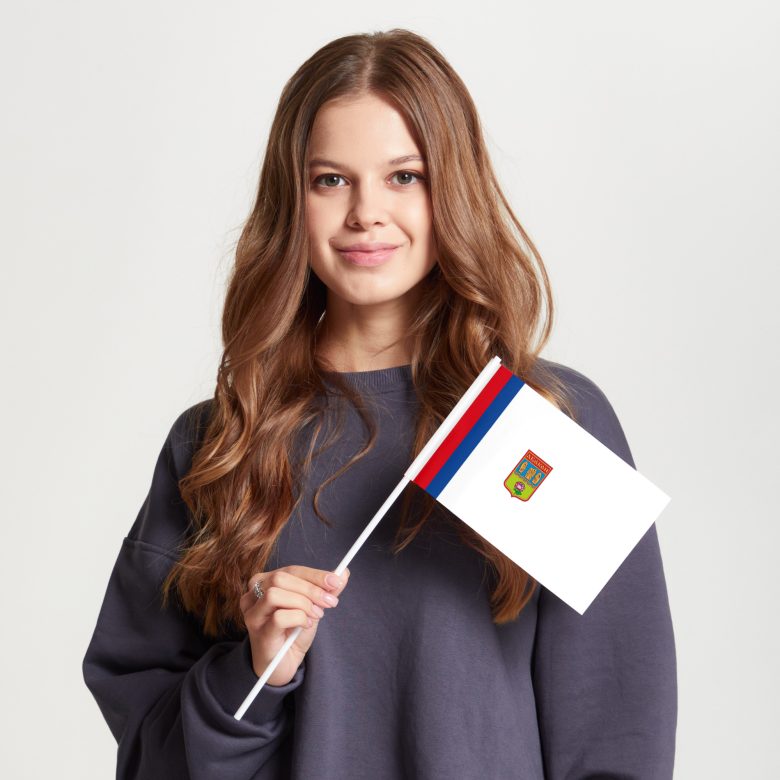 Флаг стандартный двусторонний Абакан