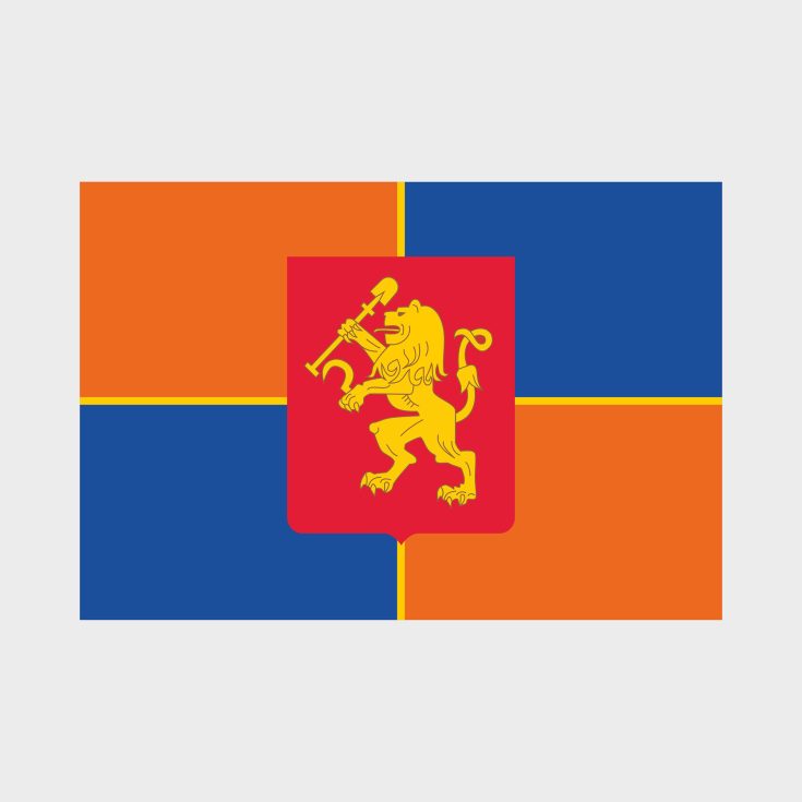 Флаг стандартный двусторонний Красноярск