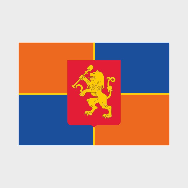 Флаг малый двусторонний, Блэкаут Красноярск