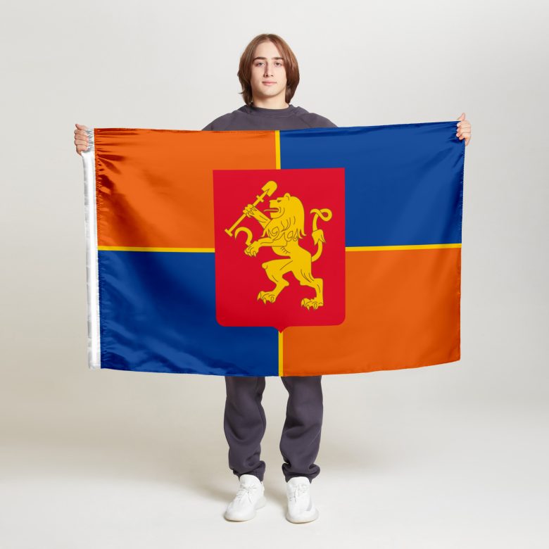 Флаг малый двусторонний, Блэкаут Красноярск