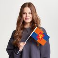 Флаг малый двусторонний, Блэкаут Красноярск