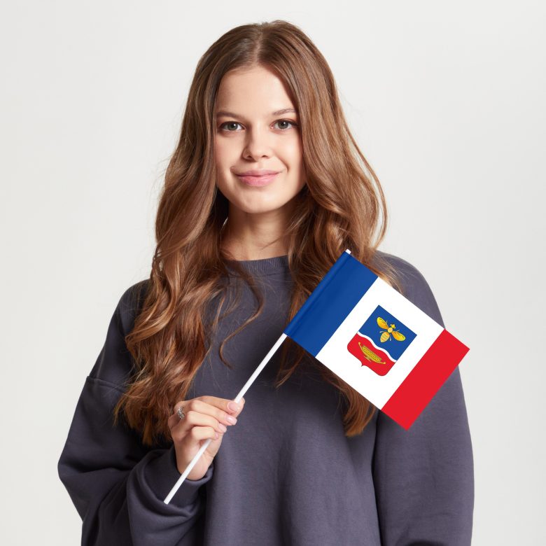 Флаг стандартный двусторонний с подкладкой Симферополь