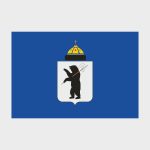 Флаг среднего размера двусторонний Ярославль