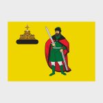 Флаг стандартный двусторонний с подкладкой Рязань