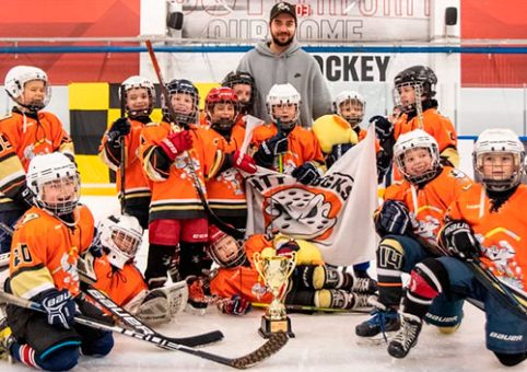 Свитеры и гамаши для ХК «Mighty Ducks Team»