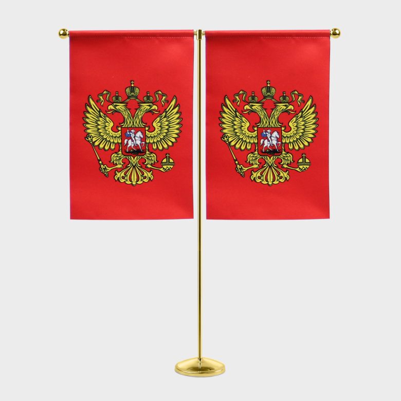 Подставка Т-образная (металл под золото) высота 30 см