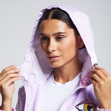 Ветровка унисекс на подкладке, с капюшоном, Дюспо 240