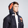 Ветровка унисекс на подкладке, с капюшоном, Дюспо 240