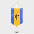 Вымпел односторонний тканевый (мягкий) на габардине+ПВХ, 15x22 см, Атлас 140 гр