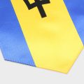 Вымпел односторонний тканевый (мягкий) на габардине+ПВХ, 15x22 см, Атлас 140 гр