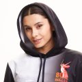 Джемпер (худи) унисекс, с капюшоном, прямого силуэта, без молнии, карман кенгуру 