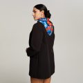Косынка треугольная гор.рез) 60х60х85см., Мокрый шелк 164гр.кв