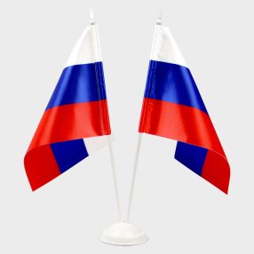 Подставка настольная пластиковая с основанием, 2 штока