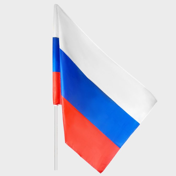 Флаг РФ 90х135 см, сетка триколор