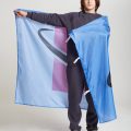 Флаг односторонний 120х180 см. Полиэфирный шелк 55 гр
