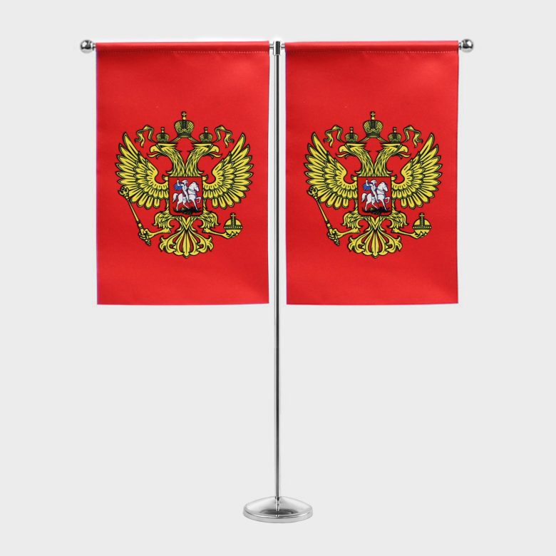 Подставка Т-образная (под серебро) высота 30 см., ширина верхней части 21 см
