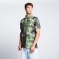 НФ-00062026-02.Футболка-поло мужская 50(L), Square Grid Спандекс 160 гр.кв.м. | Прима микрофибра 135 гр.кв.м