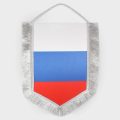 Вымпел двухсторонний  на картоне (жесткий), 20х30 см., Креп-сатин 120 гр.кв.м