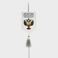 Вымпел односторонний жесткий, кисточка пришивная, размеры от 8х12 до 30х40 см.