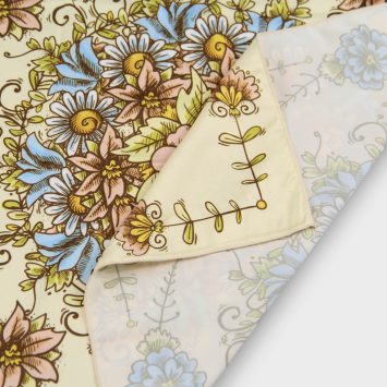 Платок квадратный до 70х70, краевка