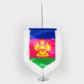 Вымпел односторонний тканевый (мягкий) на габардине+ПВХ, 15x22  Сатен 183