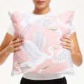 Подушка квадратная, наполнитель комфорель 40x40см. Флис 280 гр.кв