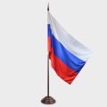 НФ-00033886-01.Стойка 1-ая напольная в сборе (древ. разборное 2,2м., с нав.Пика, осн.Стандарт облегченное) цвет орех бук вес 5,5 кг