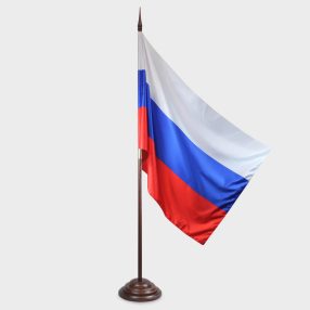 Стойка одинарная напольная в сборе, навершие «Пика», из бука, разные цвета