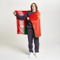 Флаг двусторонний 90х135см. Блэкаут 240 гр