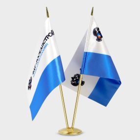 Подставка настольная 40 см., металлическая с основанием и утяжелителем, 2 штока