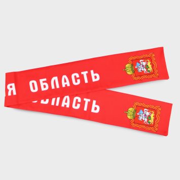 Шарф печатный без бахромы