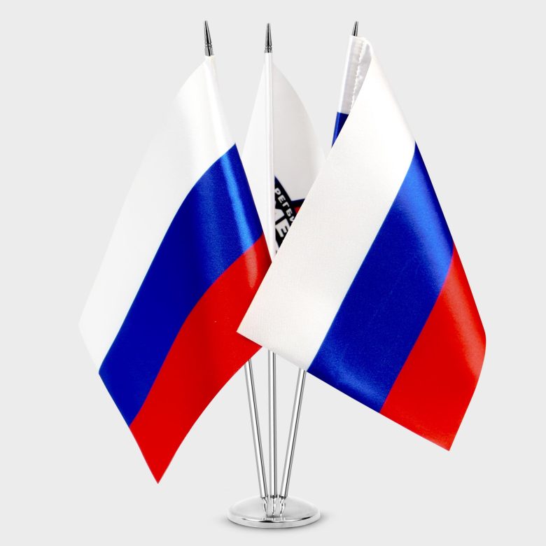 Подставка настольная металлическая с основанием, 3 штока