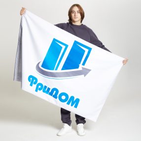Флаг стандартный двусторонний, без подкладки, размер от 20х30 до 90х135 см