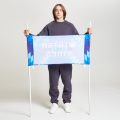 Флаг прямоугольный  для горнолыжных трасс, односторонний,  50х75см