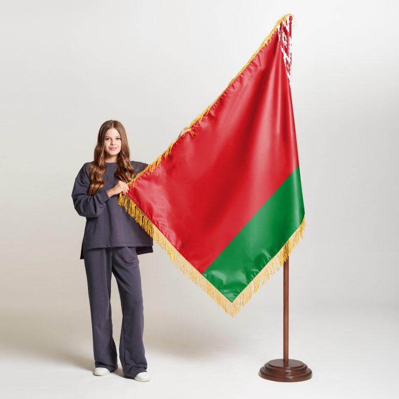 Флаг (знамя) двусторонний с дублериновой подкладкой, 100х150см
