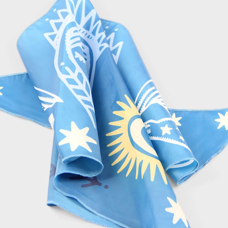 Косынка краёвка (60х60х85см.) Полиэфирный шелк ПР 60 гр.кв